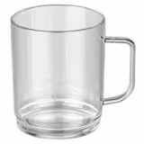 (50 pièces) Tasse en Polycarbonate - Transparente - 250 ml - Incassable