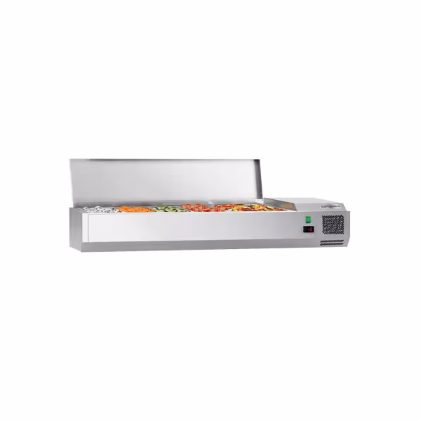 Kühlaufsatzvitrine ECO - 1400x395mm - 6x GN 1/3