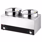 Bain-marie à sauce Inox PROFESSIONNEL - 2x6,5L (13,0L) - 400W