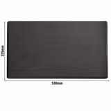 (6 pcs) GN 1/1 Gastronorm Tray - SLATE - Melamine - 530x325mm - Height: 12mm - Black