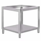 Supporto per forno pizza - 990x1130x880mm - acciaio inox - compatibile con PDP66T, PDP66TD & PDP66TTC