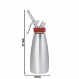 iSi | Gourmet Whip Cream Dispenser – 0.5 Litre – Stainless Steel