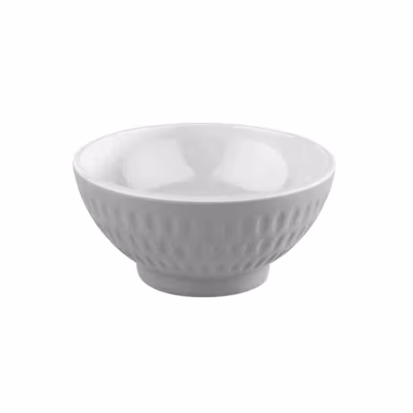 (6 pieces) Round Melamine Buffet Bowls – Ø 95 mm - H 45 mm - White