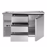 Banco Spillatura Birra PREMIUM PLUS - 1550x700mm - 1 Porta & 3 Cassetti