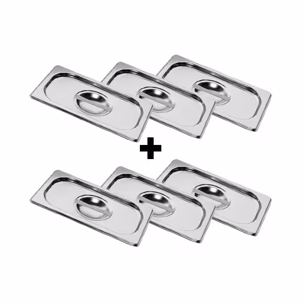 (6 uds) Tapa GN GN 1/4 - 265x163x7mm