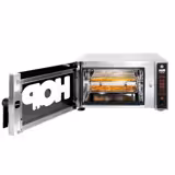 Professionele heteluchtfriteuse (Airfryer) - 3,5 kW - incl. wassysteem, 2 draaibare manden, 1 teflonbak & 2 handgrepen