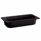 (6 stuks) Melamine GN-bak GN 1/3 - ECO - zwart - 2,7 liter - Diepte: 100mm