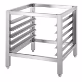 Supporto per forno combinato a vapore | Sottotelaio con portateglie - 905x760x680mm | 5x GN 1/1 - acciaio inox | altezza ergonomica | piedi regolabili in altezza | facile montaggio - compatibile con KB2011 - incl. portateglie per 5x GN 1/1