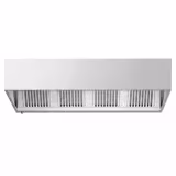 Hotte à adosser professionnelle - Profondeur 1100 - 2200mm - sans moteur - avec filtres et éclairage