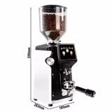 Macinacaffè - campana 1,2kg - Ø 65mm macine piane - riconoscimento automatico del portafiltro - Bianco