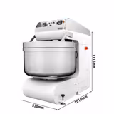 Amassadeira espiral para padaria - 70L / 40kg - 2 velocidades - com cuba fixa - com temporizador - 400V (trifásico) - 2 motores - para pizza e pão