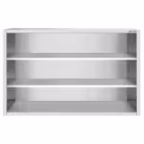 Edelstahl Wandhängeschrank PREMIUM - 1600x400mm - ohne Schiebetür - 1000mm hoch