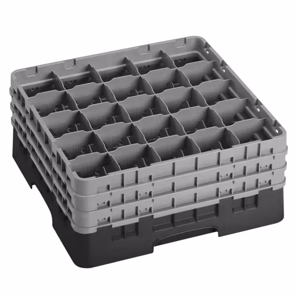 CAMBRO | CAMRACK® Glass Rack – 25 Compartments – 500x500 mm – H 225 mm