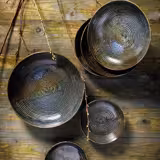 (6 قطع) METALLIC - طبق عميق - كوبيه - خزف حجري - Ø 260mm - أخضر