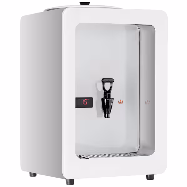 Melkverwarmer PREMIUM - Digitaal - 10 liter - 1,80kW - handvulling - Wit - incl. tapkraan - Temperatuur: 0°C tot 85°C