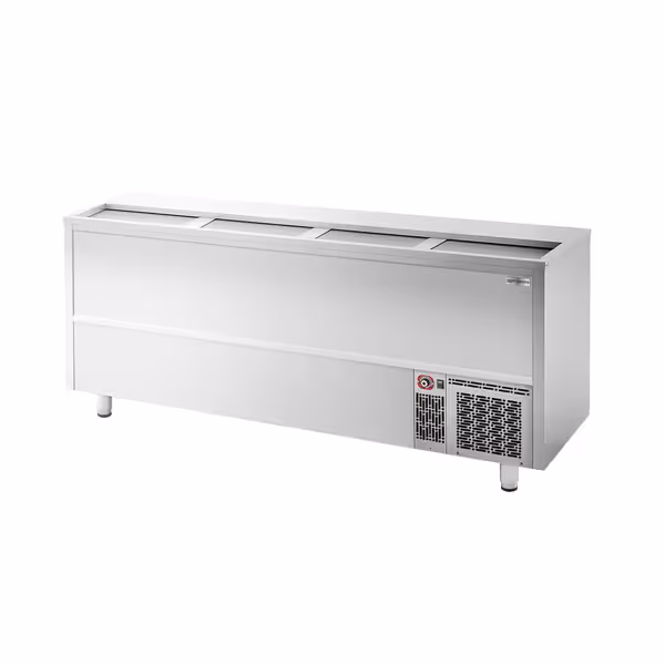 Şişe dondurucu - paslanmaz çelik - 620 litre  