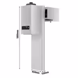 In acciaio inox Unità a parete refrigerante - Tipo Monoblocco TN - per volumi fino a 5,0m³