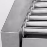 Zubereitungstisch - 1210mm - 2 Türen - für 9x GN 1/6 - inkl. Würstchengrill & -wärmer
