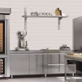 Mensola a parete in acciaio inox PREMIUM - 1500x300mm - con 3 ripiani