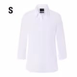 (6 pieces) KARLOWSKY| Ladies' Classic Blouse – 3/4 Sleeve - Slim Fit - White - Size S