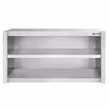 Ruostumattomasta teräksestä seinäkaappi PREMIUM - 1200x400 mm - ilman ovia (avoin malli) - 650 mm korkea