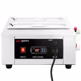 Chocolate Melter - 2 x 1/3 GN - 1.5kW - incl. 2 lids & 2 x 1/3 GN pans