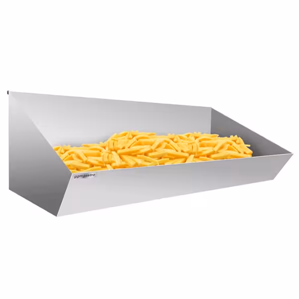 Vanička na hranolky z nerezové oceli - 1200x300 mm 