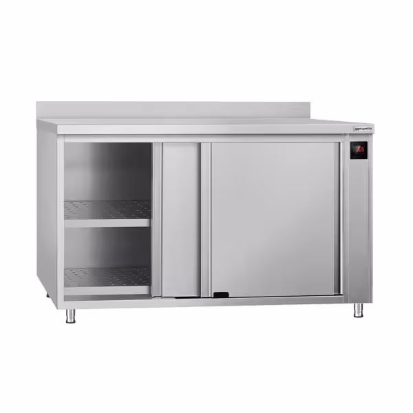 Verwarmingskast ECO - 1400x600mm - met achterwand & schuifdeuren - Digitaal