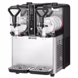 Slush-Maschine - 2x 3 Liter - 400 Watt - Digital - Schwarz/Silber