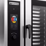 Gas Commercial Combi Oven - Touchscreen Controls - 40x GN 1/1 - incl. Automatic washing system, Core temperature probe, Boiler-based steam generator & Inner rack