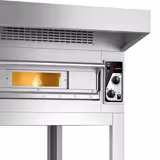 Elektrische pizzaoven - 4x 33cm - Handmatig - incl. afzuigkap & onderstel