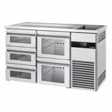 Direct Draw Beer Dispenser / Kegerator PREMIUM - 1550x700mm - 5 Drawers