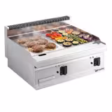Elektrische bakplaat - 9kW - 1/2 glad 1/2 geribbeld - Bakoppervlak: 595x500mm