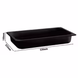 (6 pièces) Bac en mélamine GN 1/1 - ECOLINE - 10,6 litres - Hauteur : 100 mm