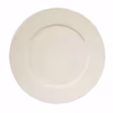 (12 pieces) Pera Creme Flat Side Plate Ø320 mm – Porcelain - Cream