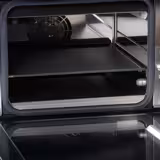 Tavă pizza - Aluminiu - 310x310 mm - Înălțime: 20 mm - teflonat (PTFE) - negru - compatibil cu Cuptor rapid SOV