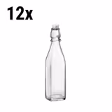 (12 Stück) Glasflasche Bormioli Rocco - DUBLIN - mit Bügelverschluss - 250ml