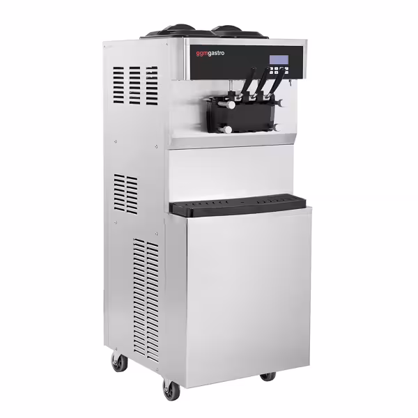 Soft ice cream machine - 26-30 litres/h - 2.1 kW - for 3 flavours (2 & Mix function)