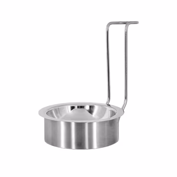 (3 stuks) Pollepel houder - Rond - Chroom