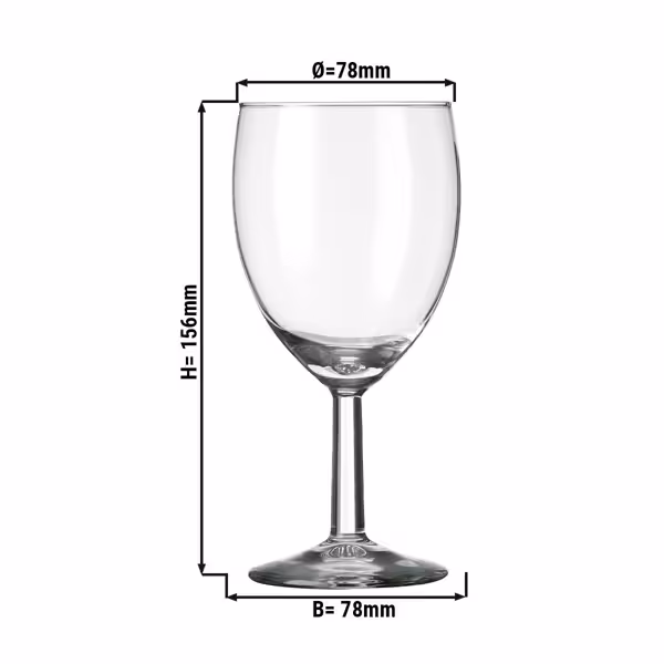 (6 pz) GILDE | Calice vino - Linea Gilde - 29cl - Trasparente