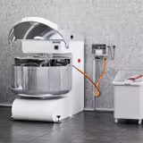 Pastane Spiral Hamur Yoğurma Makinesi - 205L / 130kg - Çift devirli - Sabit kazanlı - Zaman ayarlı - 380V Trifaze - Çift motorlu - Sert hamurlar için