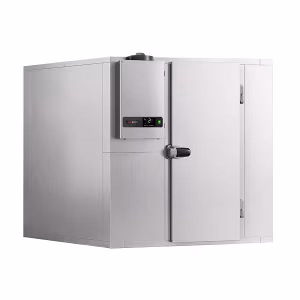 Chambre froide en inox - 1800 x 1800 mm - 4,97 m³ - groupe frigorifique inclus