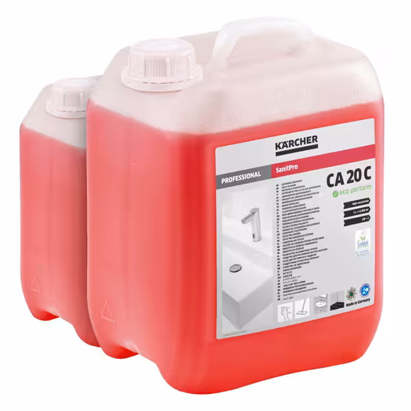 (2 pièces) Kärcher | SanitPro nettoyant d'entretien CA 20 C eco!perform - 5 litres