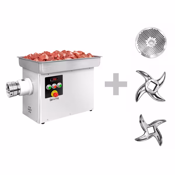 Elektrický mlýnek na maso 32 - 600 kg/h - 3 kW - s chlazením