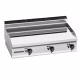 Fry Top Elettrico Professionale - 14,4 kW - Liscio - Superficie di cottura: 1190x500mm - con finitura lucida