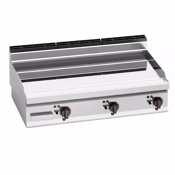 Elektromos rostlap - 14,4 kW - Sima - Sütőfelület: 1190x500 mm - asztali - Professzionális