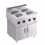 Electric Boiling Top - 9.2kW - 4 plates - with base cabinet - 2 doors