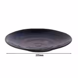 (10 pcs) KIRYU | Plate - flat - Porcelain - Ø235mm - Blue