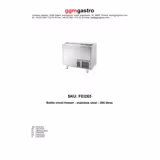 Flessenkoeler - RVS - 265 Liter