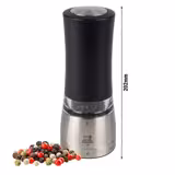 PEUGEOT | DAMAN - Electric pepper mill - Stainless steel/acrylic - Height: 160mm
